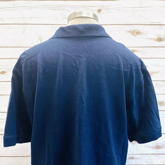 FOOT LOCKER Men Short Sleeve Collared Cotton White Polo Style Shirt Size Large - Picture 5 of 9